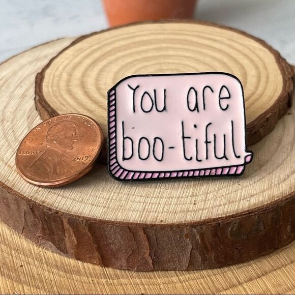 You Are Boo-tiful Enamel Pin/ Brooch Lapel - Picture 5 of 6